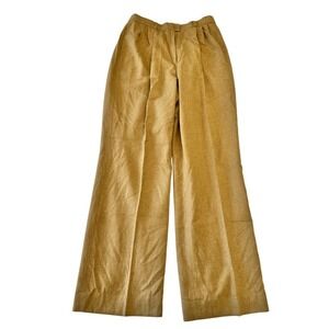 Vtg 60s Pendleton‎ Womens Wool Trousers High Waist Wide Leg Dress Pants Sz 16